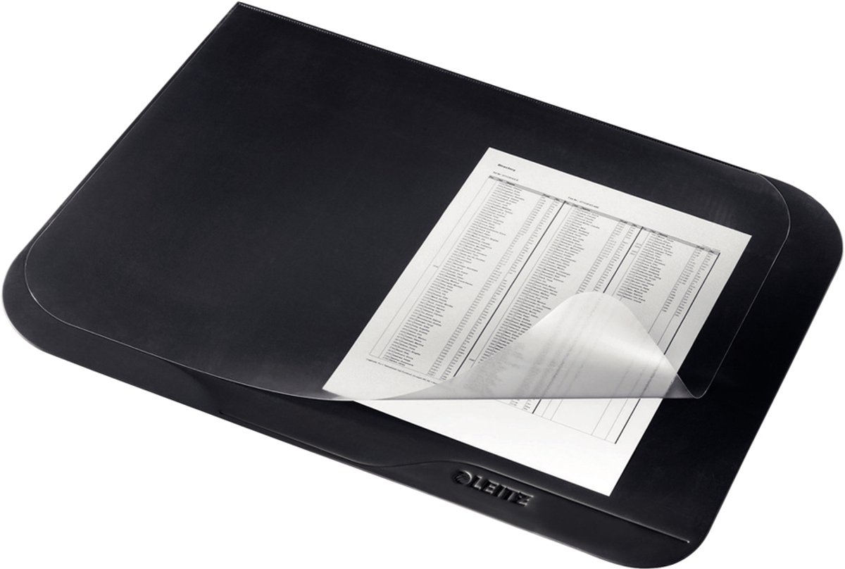LEITZ schrijfonderlegger Soft-Touch, 530 x 400 mm, zwart