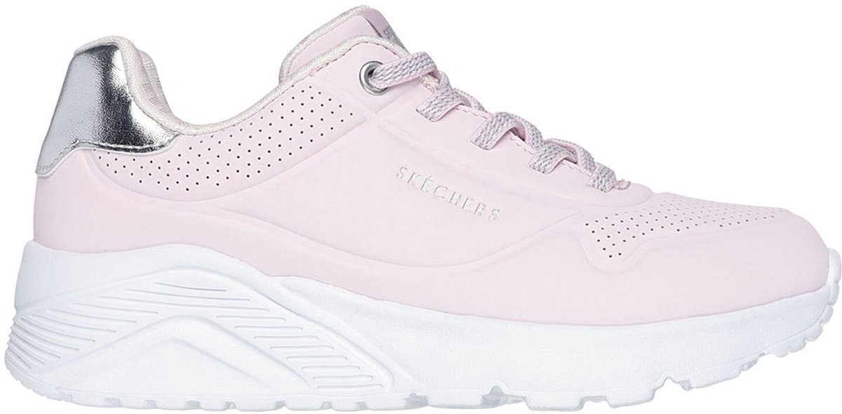 Skechers Uno Lite Metallic Mode Pink Synthetic / Silver Trim