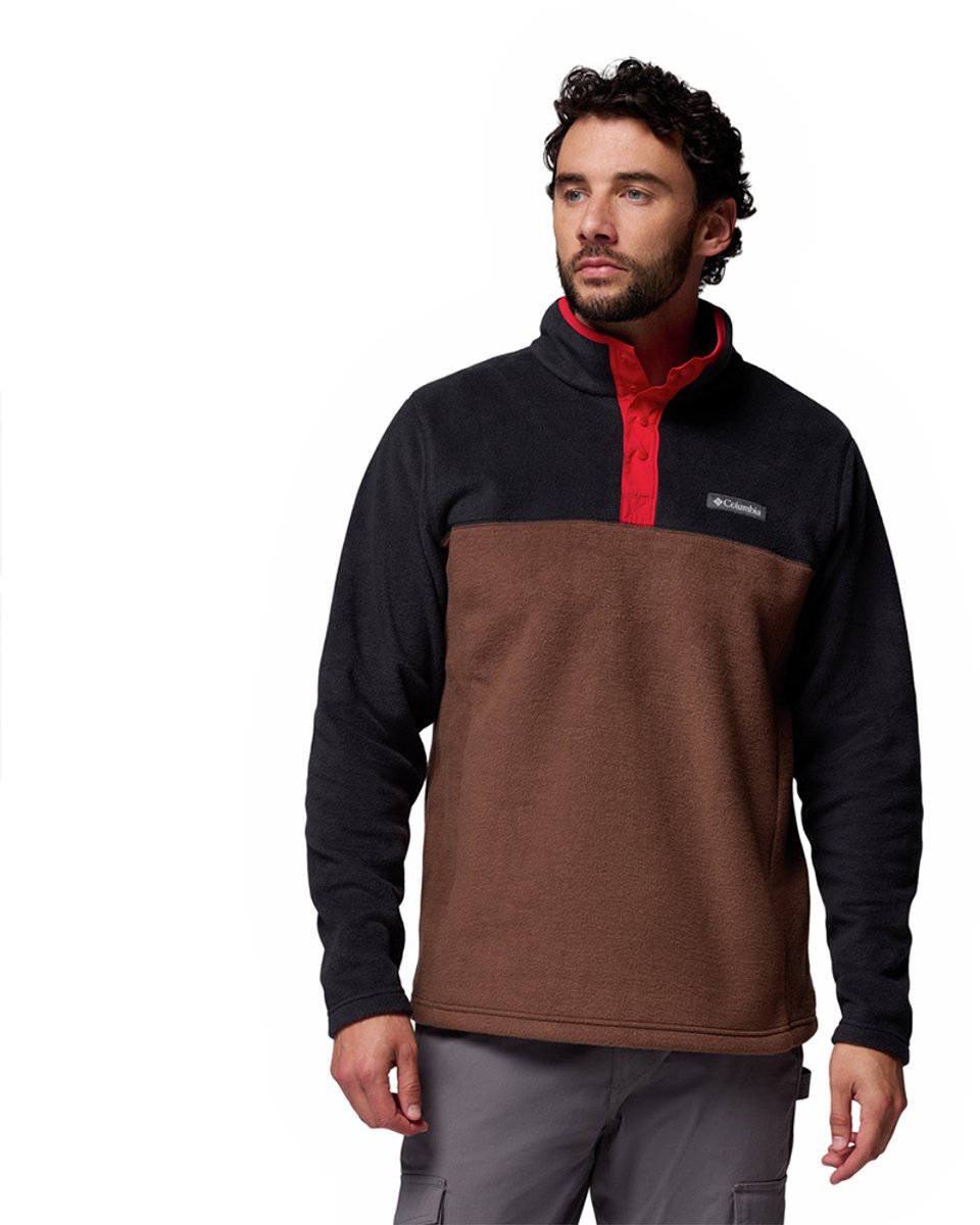 Columbia Steens Mountain™ Snap Ii Fleece Met Halve Rits Man Zwart
