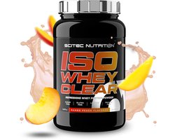 Scitec Nutrition Scitec Nutrition ® - Iso Whey Clear (1025 gram - Mango/Peach) - Mango/Perzik - 41 doseringen - eiwit limonade - proteine - suikervrij - glutenvrij - lactosevrij - poeder - eiwitshake