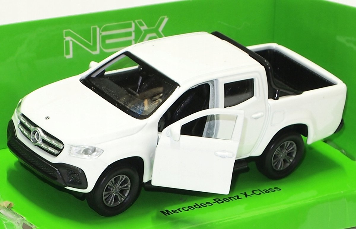Welly Mercedes-Benz X-Klasse Pick-up Offroad Auto Wit 1:34-1:39