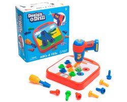 Learning Resources educatief speelgoed Design & Drill ABCs & 123s multicolor. - 3+