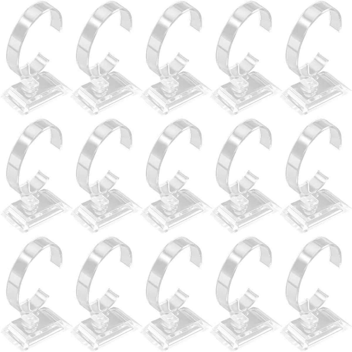 Plus - Horloge Display Stand met Armband Houder van Clear Acryl - Sieraden Display Stands voor Horloges en Armbanden - Organizer voor Mannen en Vrouwen - Thuisopslag