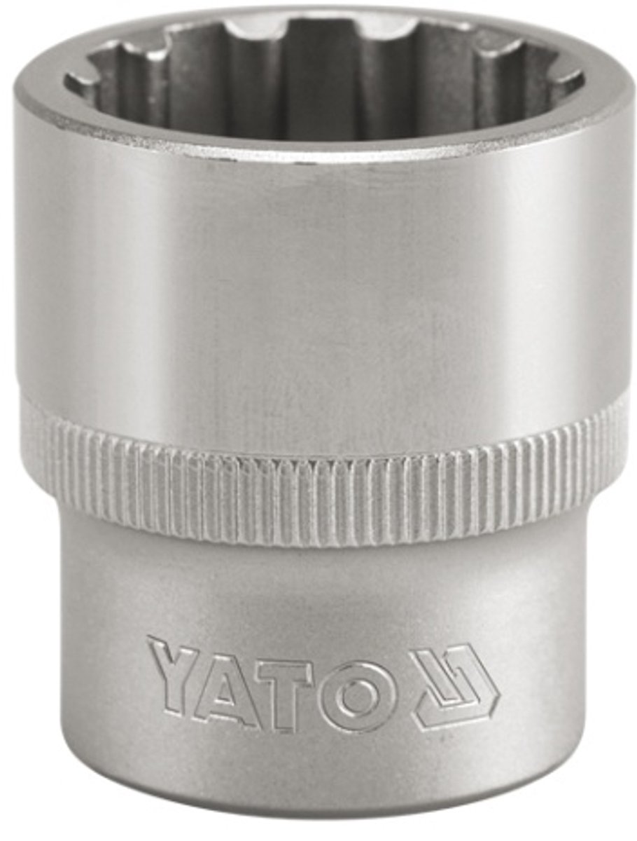 Yato 1/2" Spline Dop 9mm x 38mm - 2 stuks