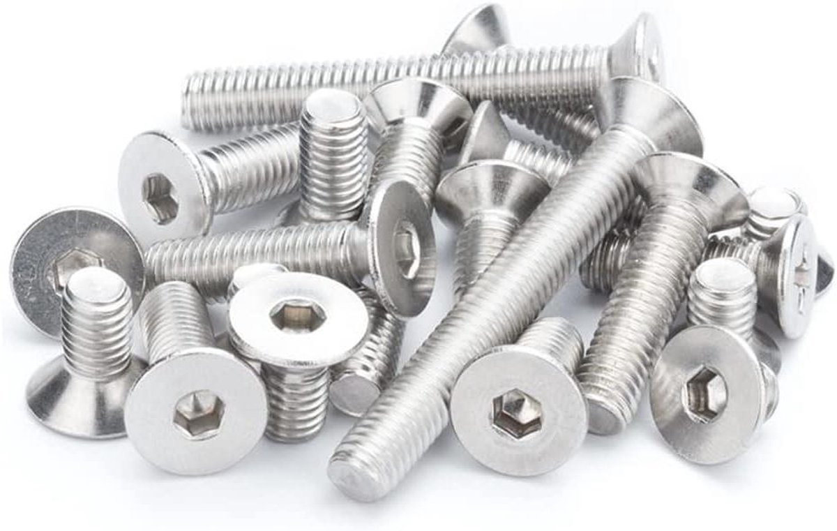Provento - Roestvrijstalen M10x35mm binnenzeskant schroeven, 5 stuks