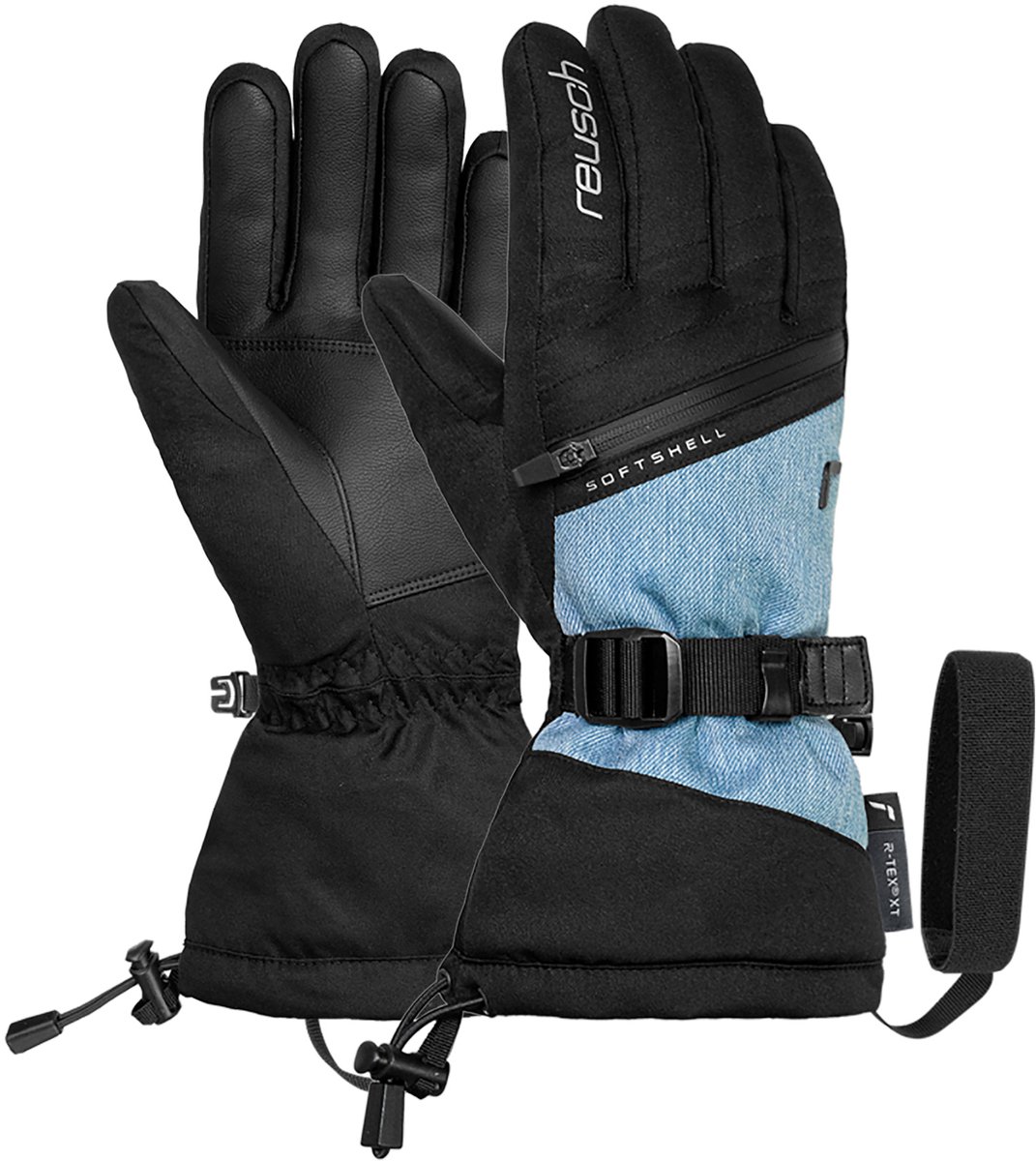 Reusch Fingerhandschuhe Demi R-TEX® XT M Dames Zwart