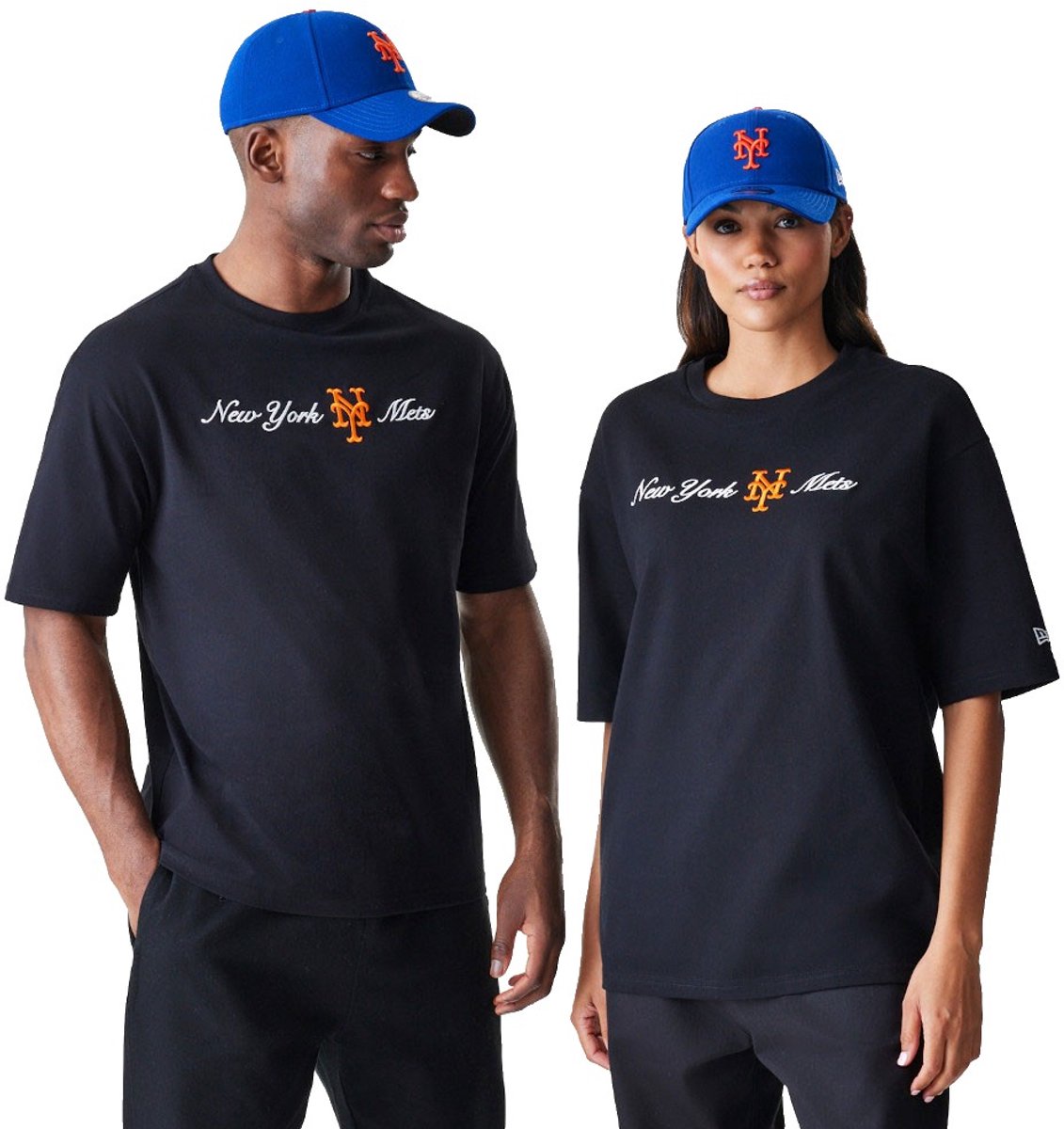 T-shirt New Era New York Mets MLB Zwart