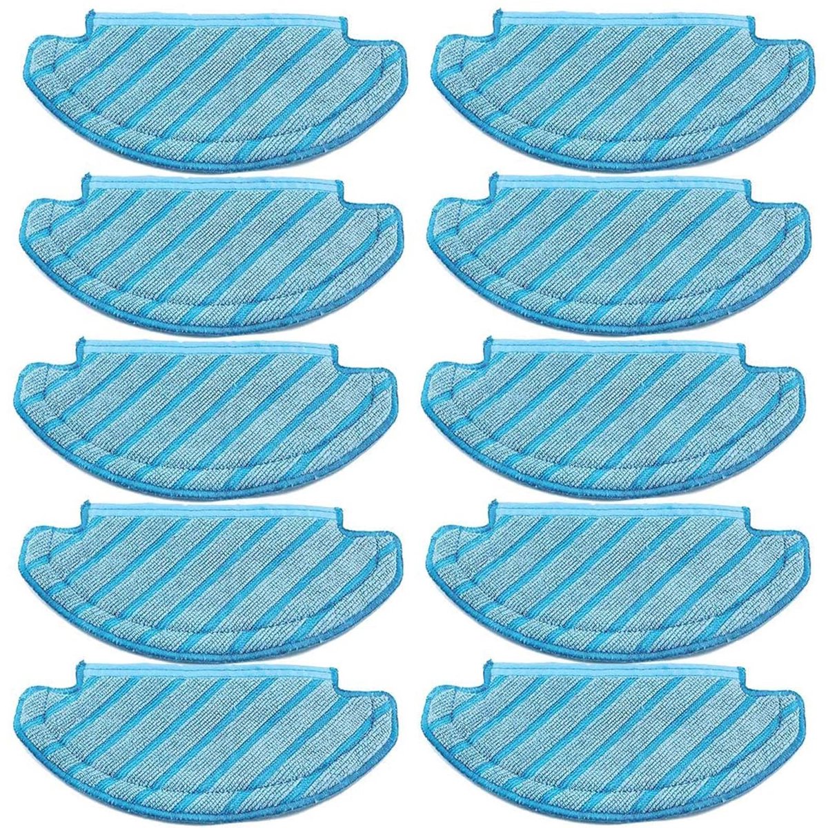 Pack of 10 Mop Cloths Cleaning Pads for Ecovacs Deebot T8 AIVI T8 Max and T8 Series/ T9 Series/ N8 Pro Plus/ N8 Pro Vacuum Cleaner Accessories
