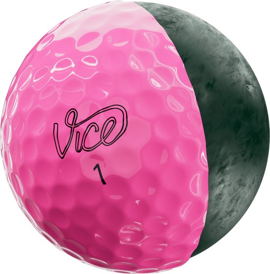 Vice Golf Drive - 12 golfballen - Roze - 2-delig - Duurzame Surlyn® cover - Extra afstand & slijtvast — afbeelding 5