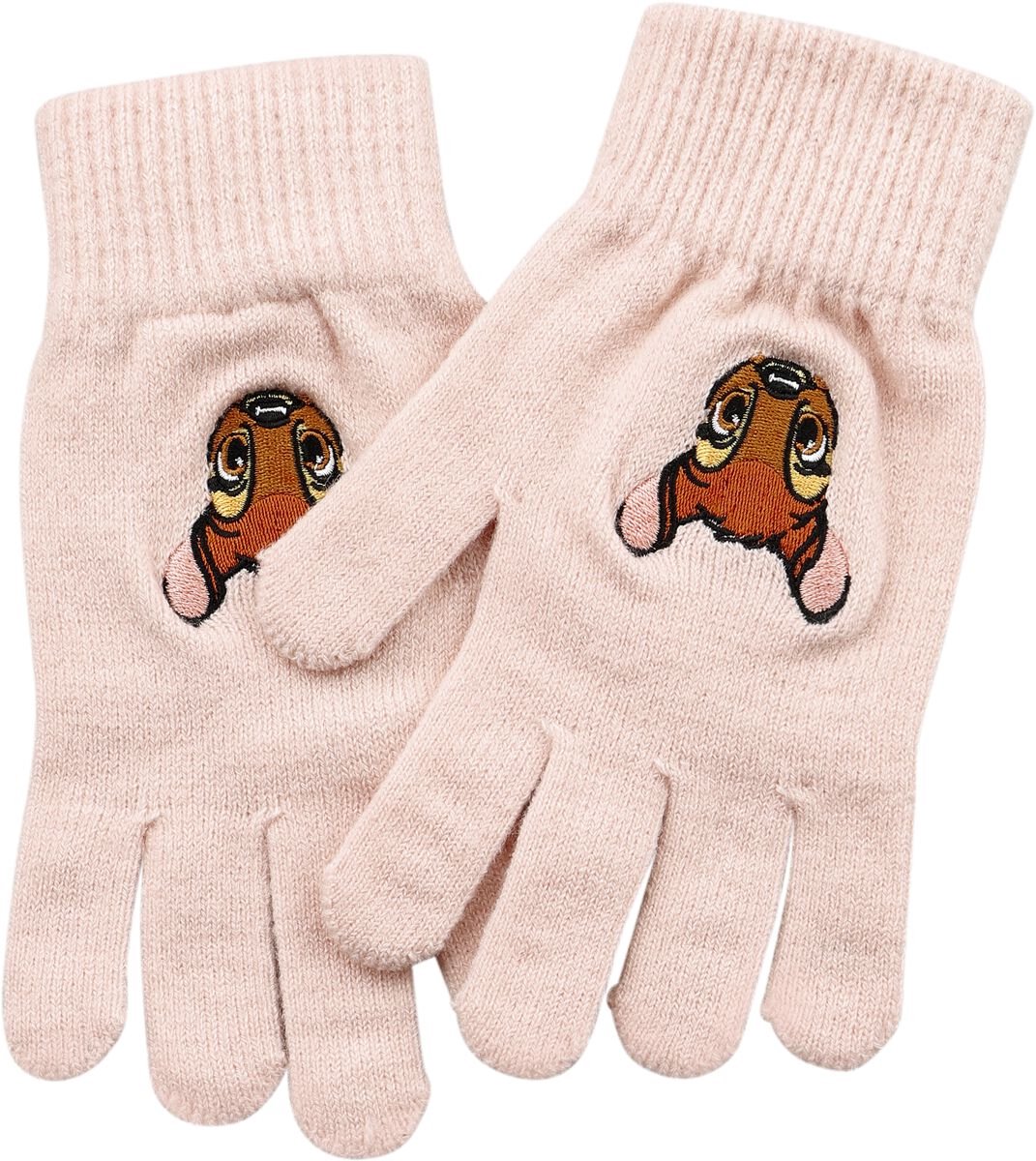 Bambi Handschoenen met Bambi-print Unisex Handschoenen - roze - Standard