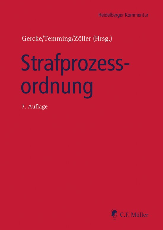 Strafprozessordnung - cover