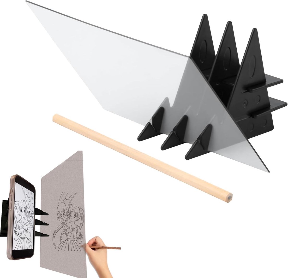 Optisch tekenbord set voor creatieve kunstenaars - Tekenprojector voor mobiel en tablet