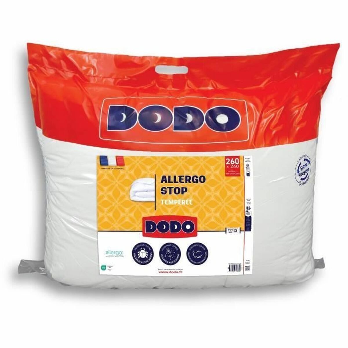 Quilt DODO Wit 300 g/m² 240 x 260 cm