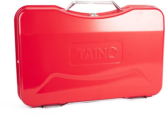 TAINO MOX koffergrill - houtskoolgrill BBQ campinggrill koffer rode grill compact — afbeelding 3
