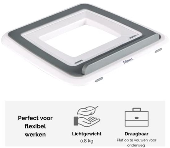 Laptopstandaard met 8-in-1 USB-C hub en 4K HDMI