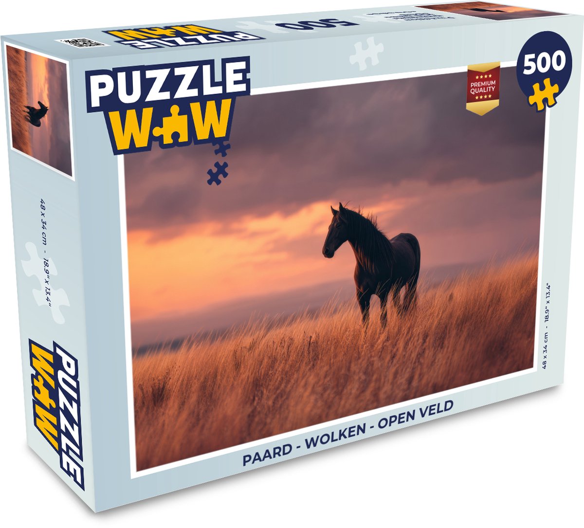 Paard - Wolken - Open veld
