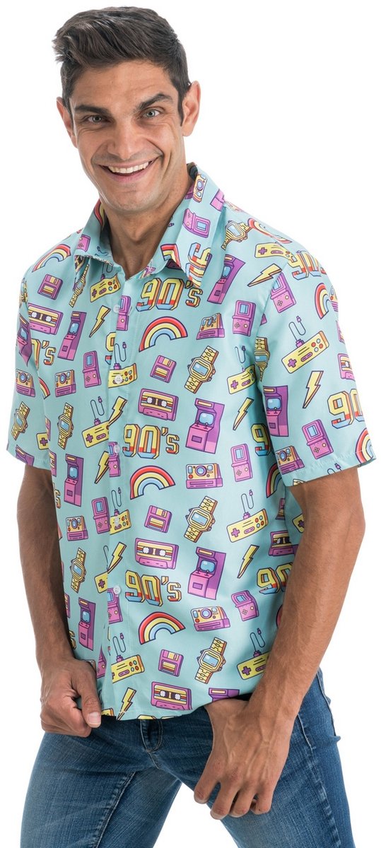 90s Arcade Gamer Overhemd Man