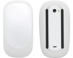 kwmobile Siliconen Beschermhoes voor Apple Magic Mouse 1 / 2 Hoes – Antislip PC Muis Cover van zacht siliconen – wit