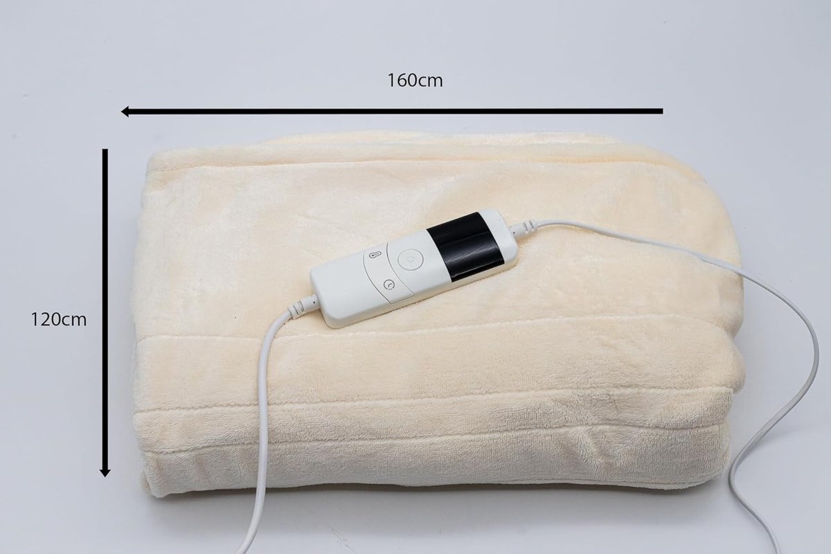 Grote Elektrische Verwarmde Fleece Deken voor Warmtetherapie en Pijnverlichting - Perfect voor op de Bank — cadeau in Wonen & Interieur - foto 6