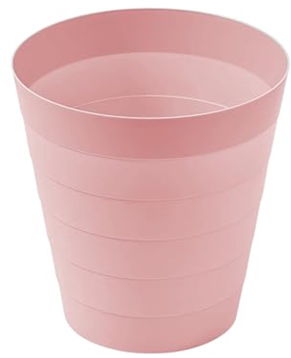 Vuilnisemmer kunststof 9 liter ideaal voor kinderkamer kantoor keuken - hoogte 25 cm - moderne prullenbak