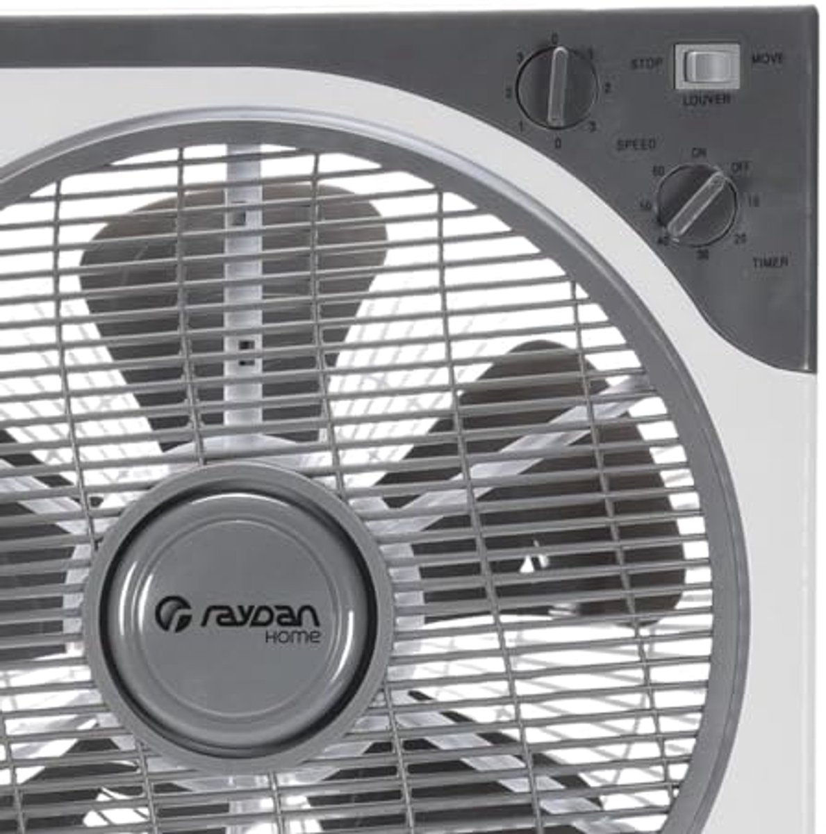 Vloerventilator met Timer en 3 Snelheden - 30 cm, 50 W, Draagbaar voor Thuisgebruik