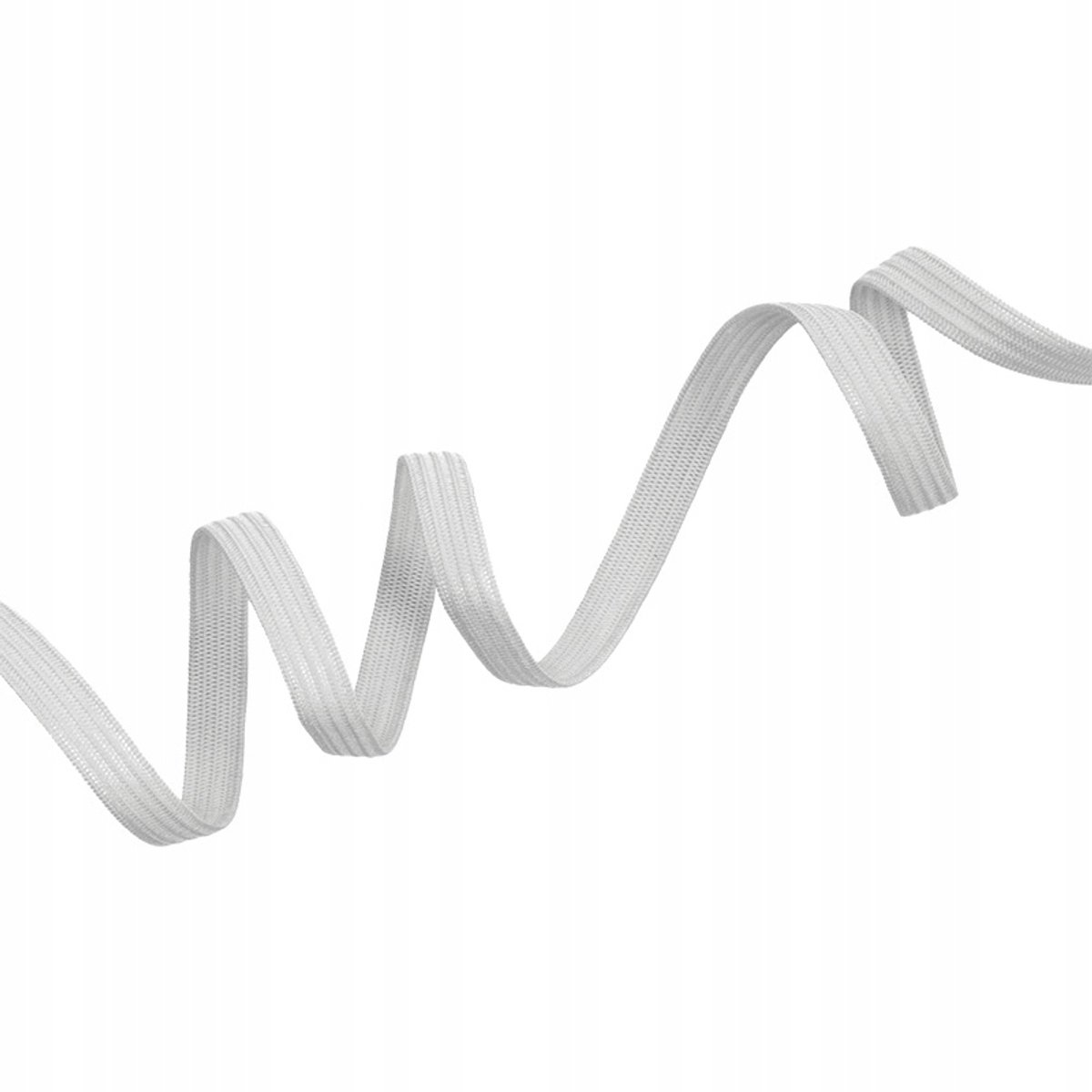Elastische Band 7mm Plat Gebreid Jasgrijs 5m - Kleding & Hobby