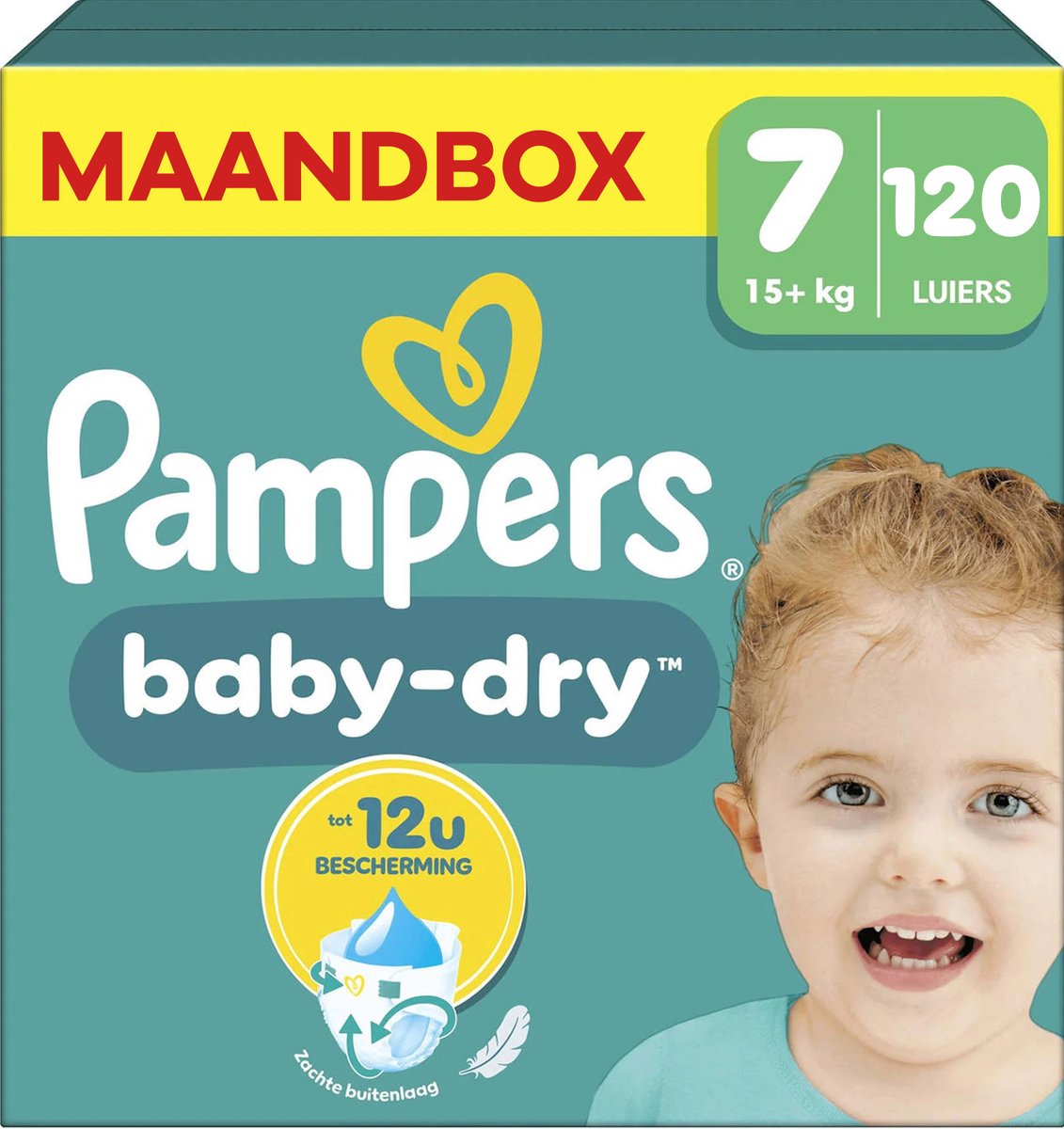 Pampers Luiers Baby Dry Maat 7 - 30 Stuks