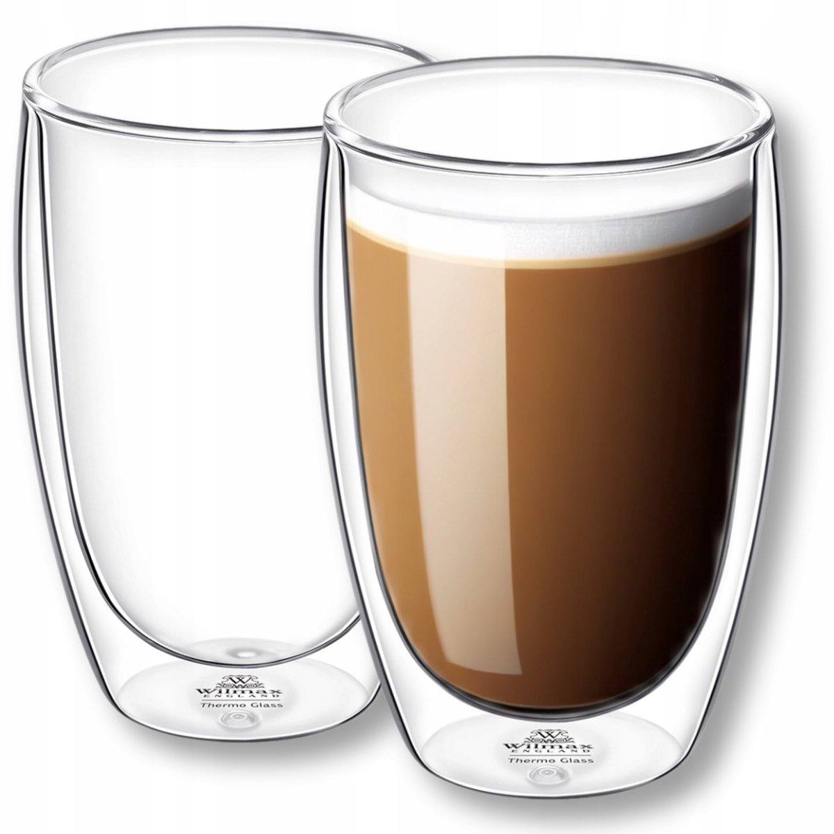 Wilmax ThermoGlass dubbelwandig glas 400ml - Set van 2