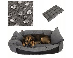 Hondenmand 2-in-1 XL: Waterdichte Bank & Matras (94x69cm)