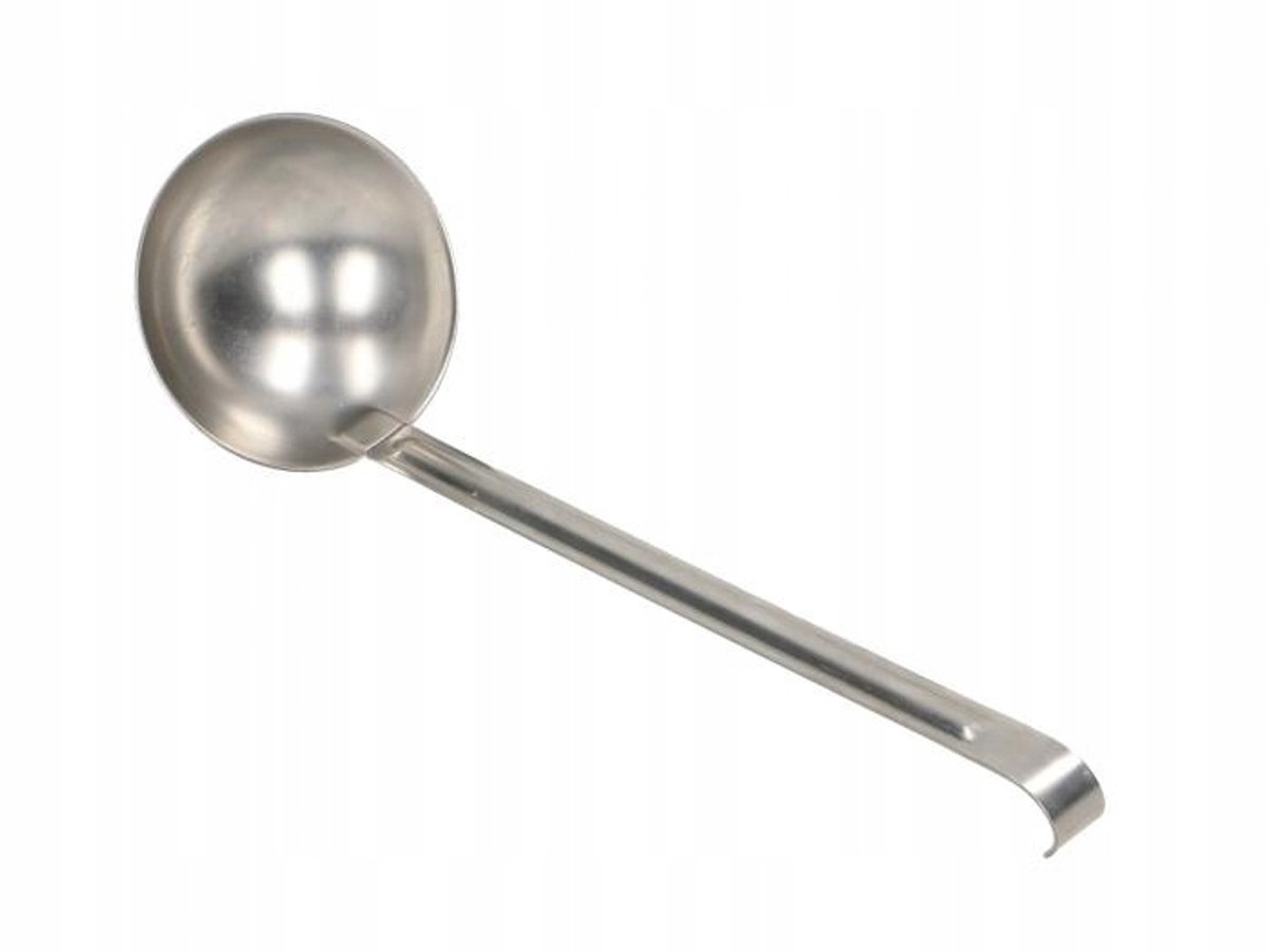 RVS Soeplepel 100 ml Primpol - Keukenlepel met Lange Steel