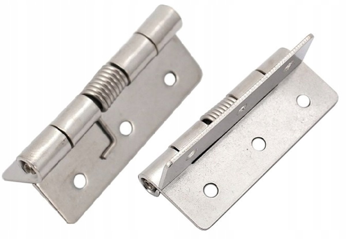 Roestvrijstalen veer-zelfsluitende scharnier 60x1,5mm