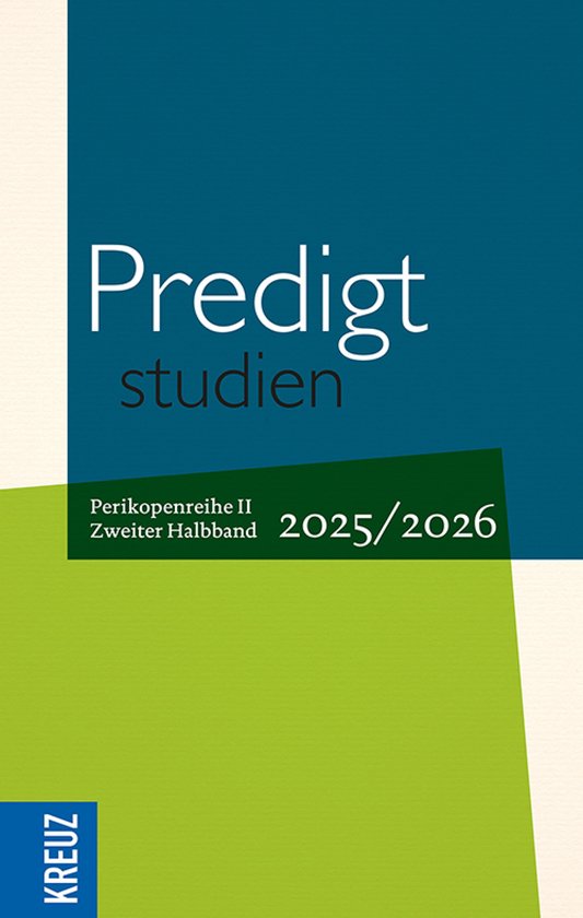Predigtstudien 2025/2026 - 2. Halbband - cover