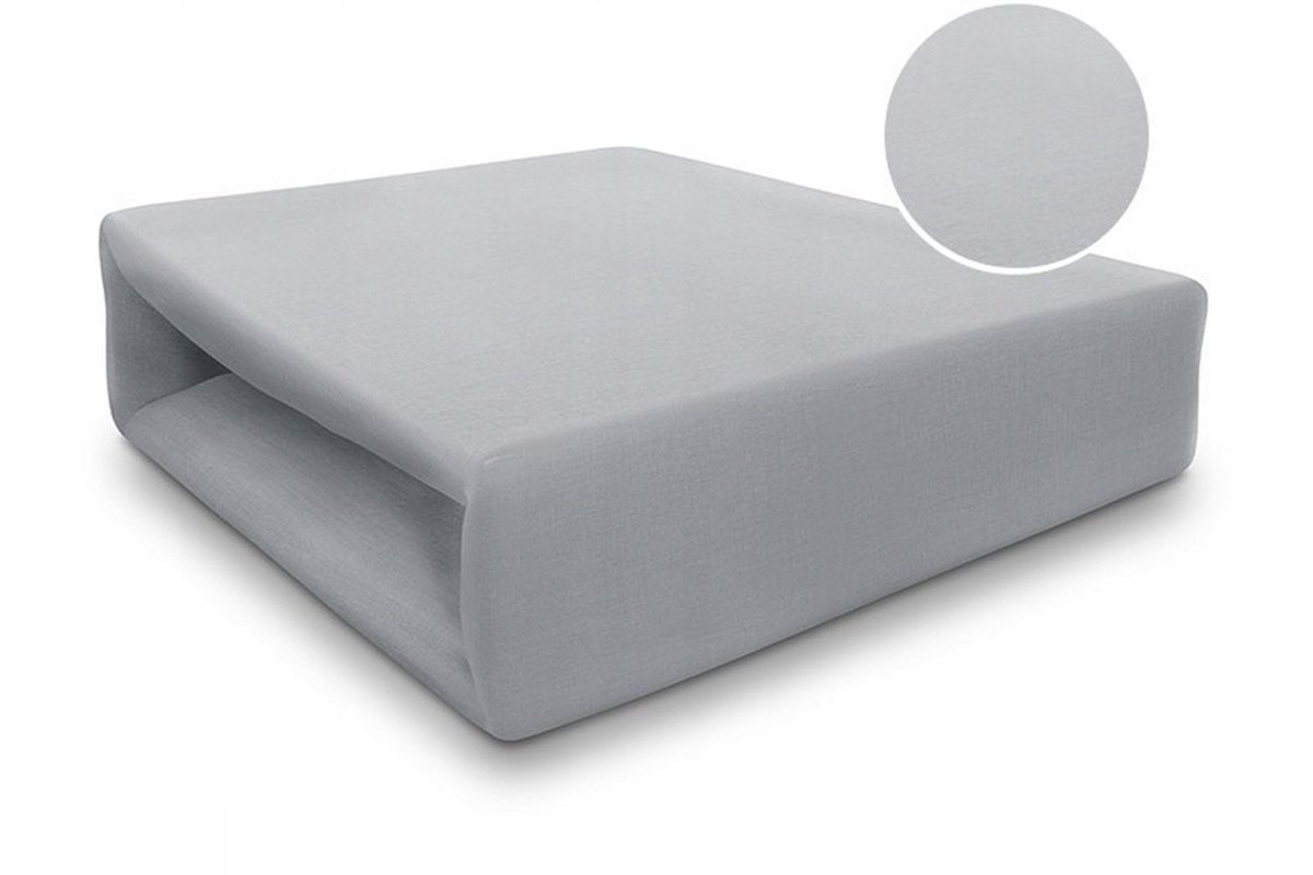 Jersey Hoeslaken 120x200cm met Elastiek - 100% Zacht Katoen