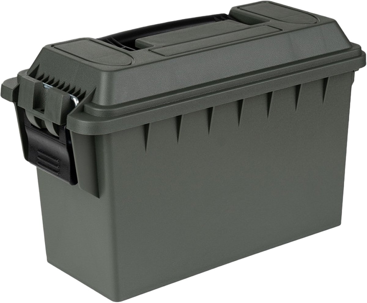 Fosco industries outdoor/tuin opberg box - waterdicht - groen - 7 liter- 29 x 13 x 18 cm- kunststof