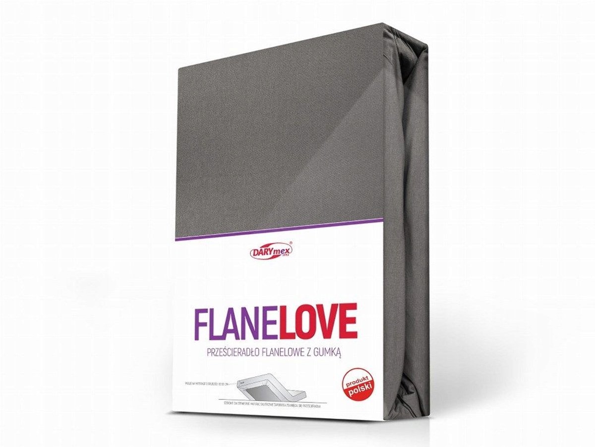 Luxe Flanel Hoeslaken 160x200cm Grijs - Nederlands Product