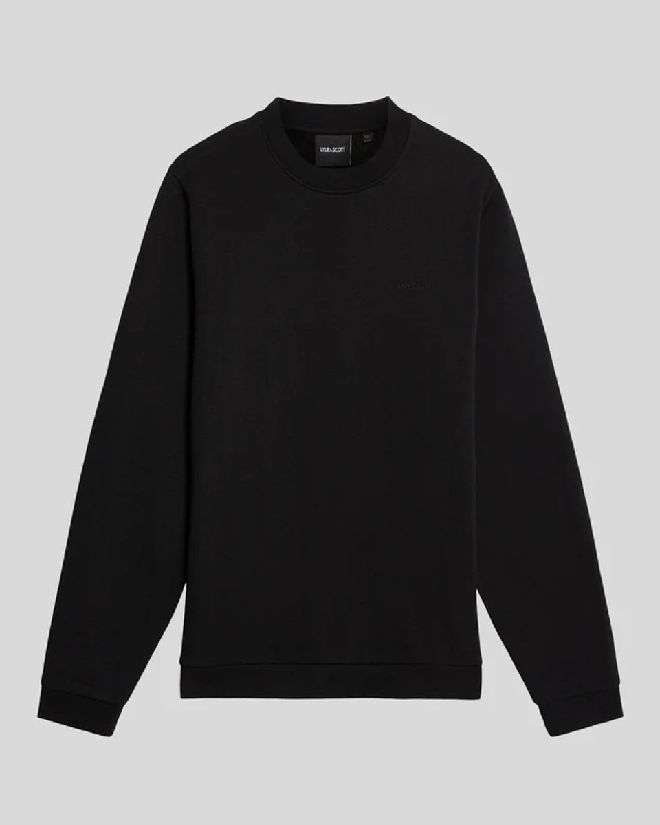 Lyle & Scott Logo Brushback Crew Neck Sweatshirt