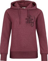 Pull à capuche Sally pour femme, inspiré du film L'Étrange Noël de Monsieur Jack - Rouge chiné - Taille L