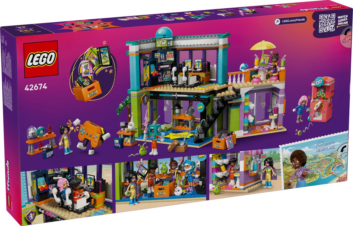 LEGO Friends Stripboeken- en Gamewinkel Speelgoedwinkel Bouwpakket voor Kinderen - 42674 – foto 7