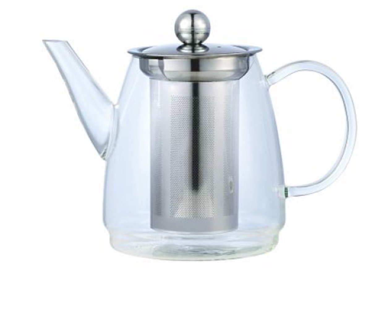 Glazen Theepot met Zeef 0,9L