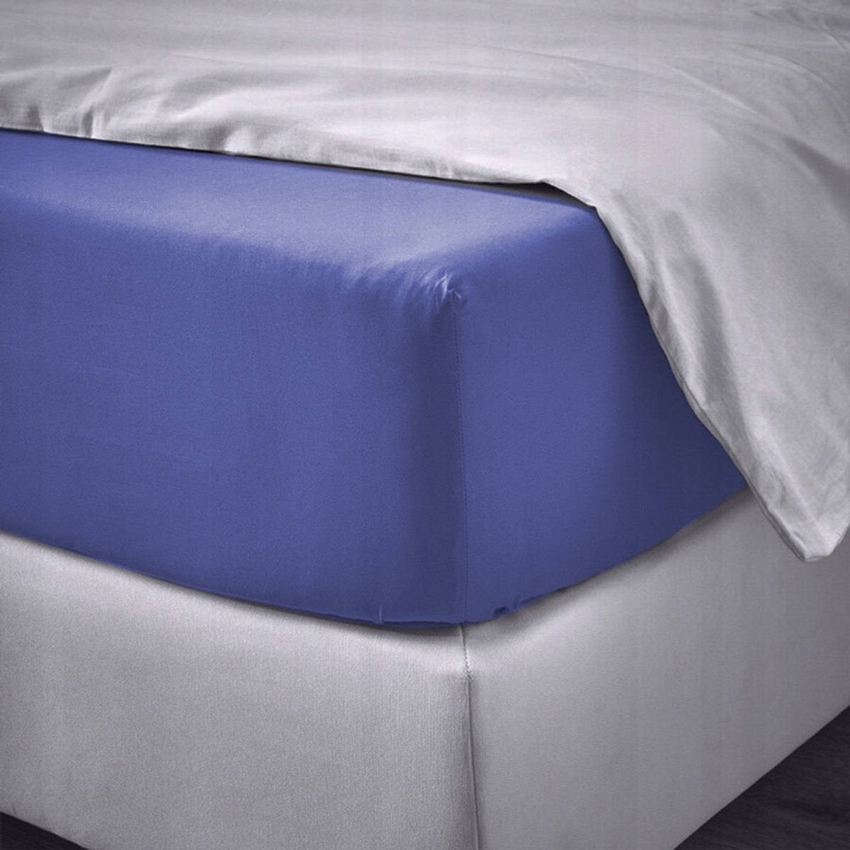 Jersey Hoeslaken 160x200cm Donkerblauw - Zacht & geschikt