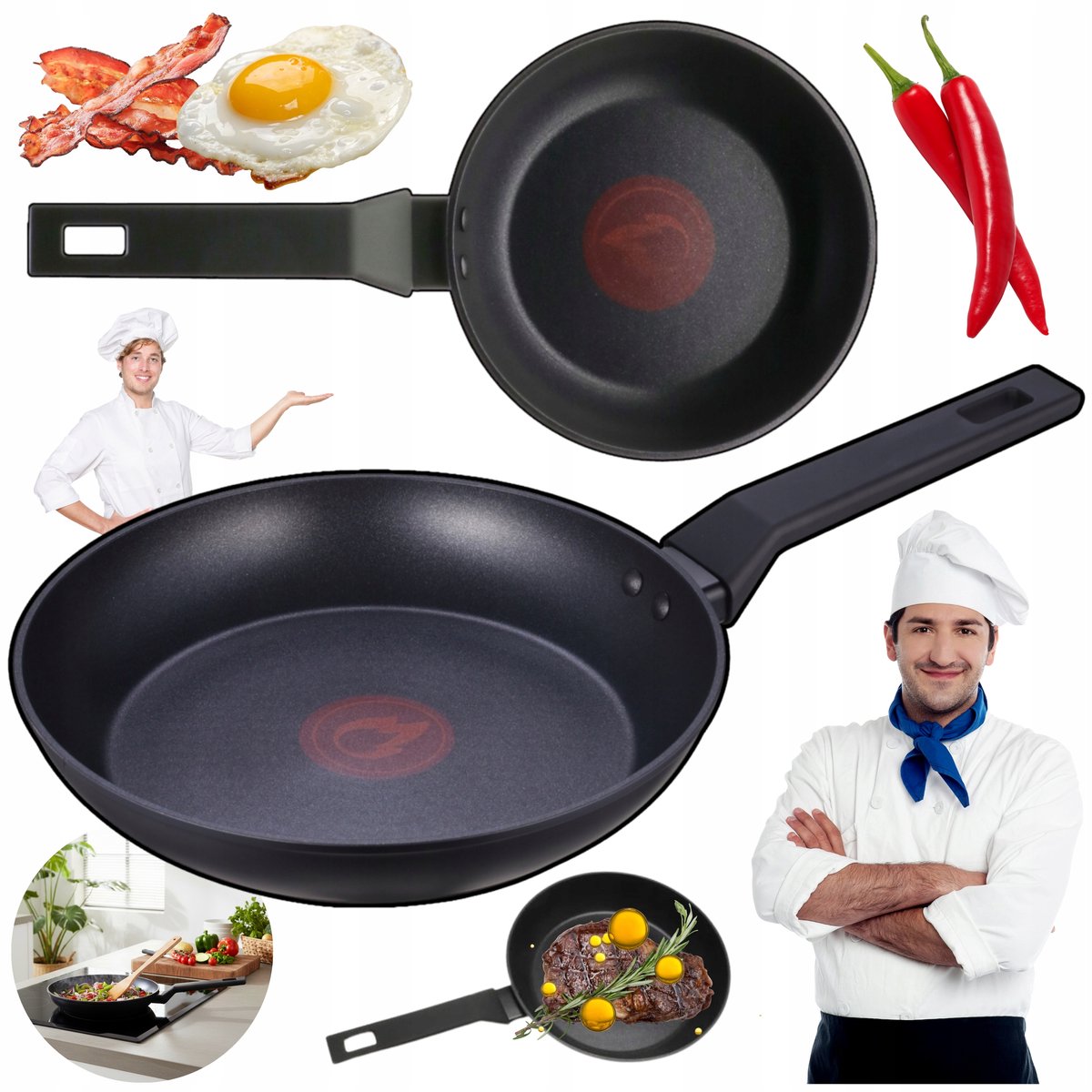 Edenberg Keramische Koekenpan 18cm - Anti-aanbak, PFOA-vrij, Inductie