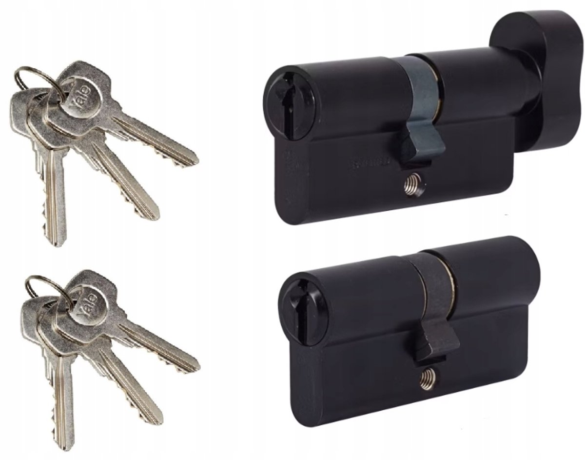Yale Serie 500 Cilinderslot 35/40 + 35/40G Zwart - Standaard beveiliging
