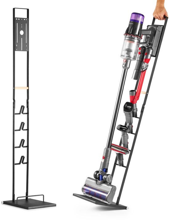 YONO Stofzuigerstandaard Universeel geschikt voor Dyson V10/V11/V15/V16 - Houder Stofzuiger en Accessoires - Zwart