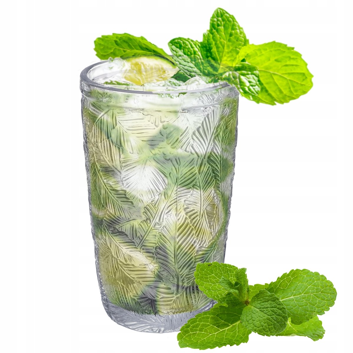 LEAVES Glas 390ml - Tropische Bladeren, Elegant en Duurzaam