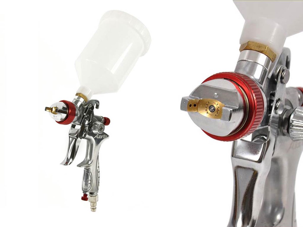 Auarita HVLP Verfspuitpistool met 2,5 mm Mondstuk