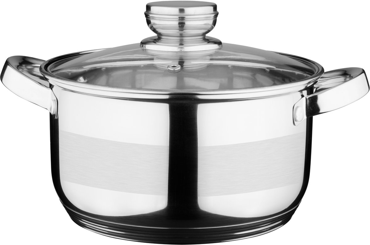 Galicja Titaan Pan 24cm 5.8L - Roestvrij Staal, Inductie Geschikt