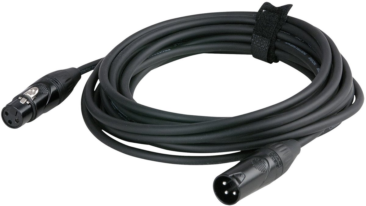 DAP FLX01 microfoon- en signaalkabel met X-type connectoren 6 meter