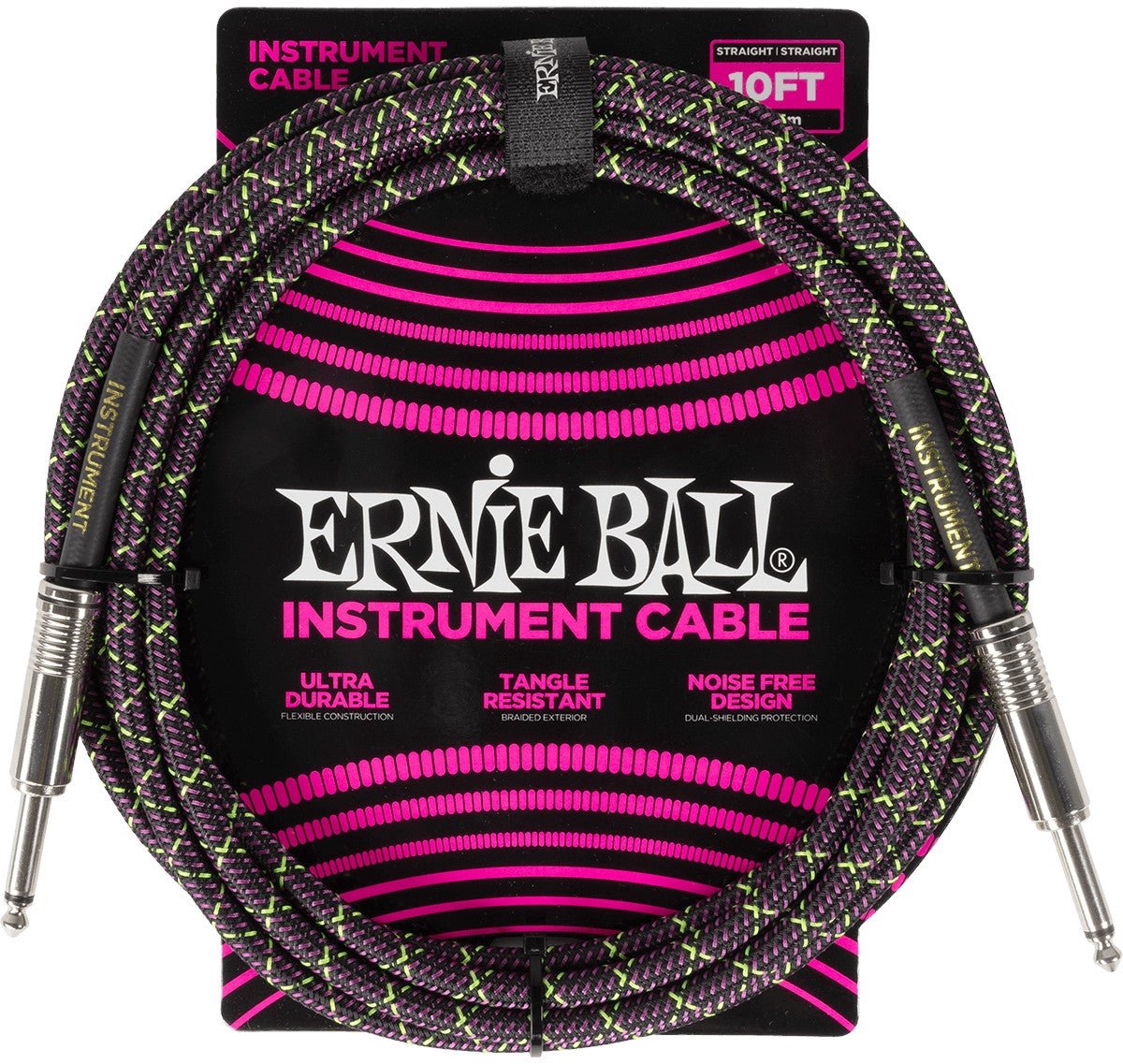 Ernie Ball 6427 Braided Purple Python instrumentkabel 3 meter
