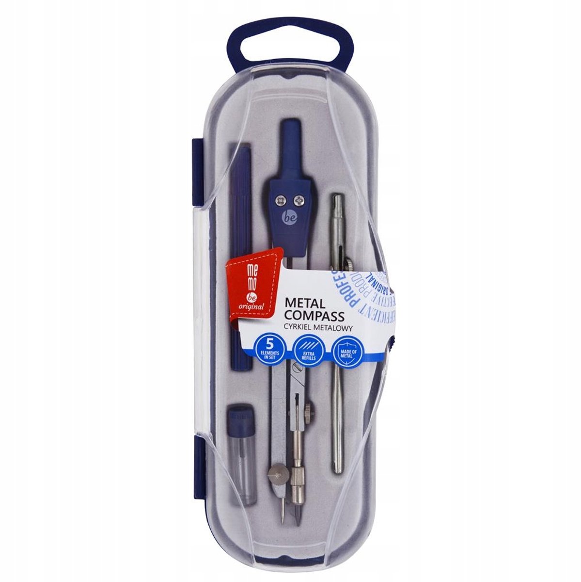 MemoBe Schoolpasser Set: 5 Delen, Precisie Tekenen