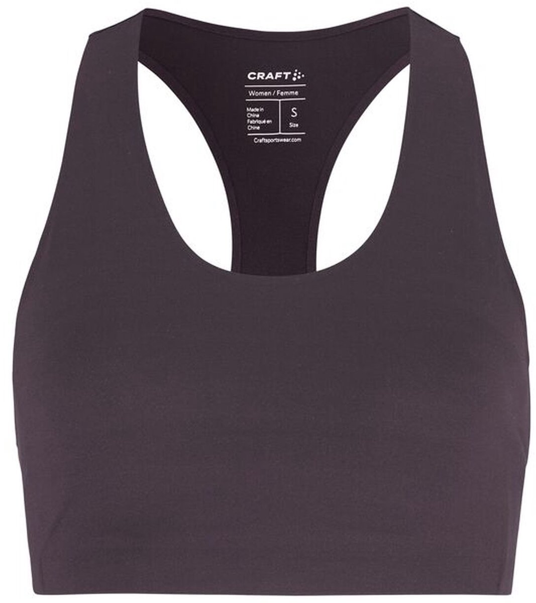 Craft Collective Padded Sports Bra W 1916008 - Dk Plum - M